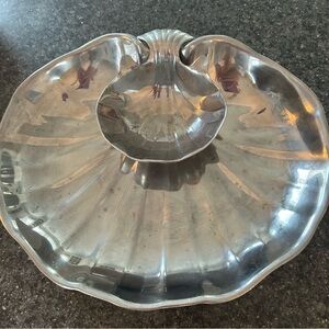 Vintage Wilton Armetale Silver Chip and Dip